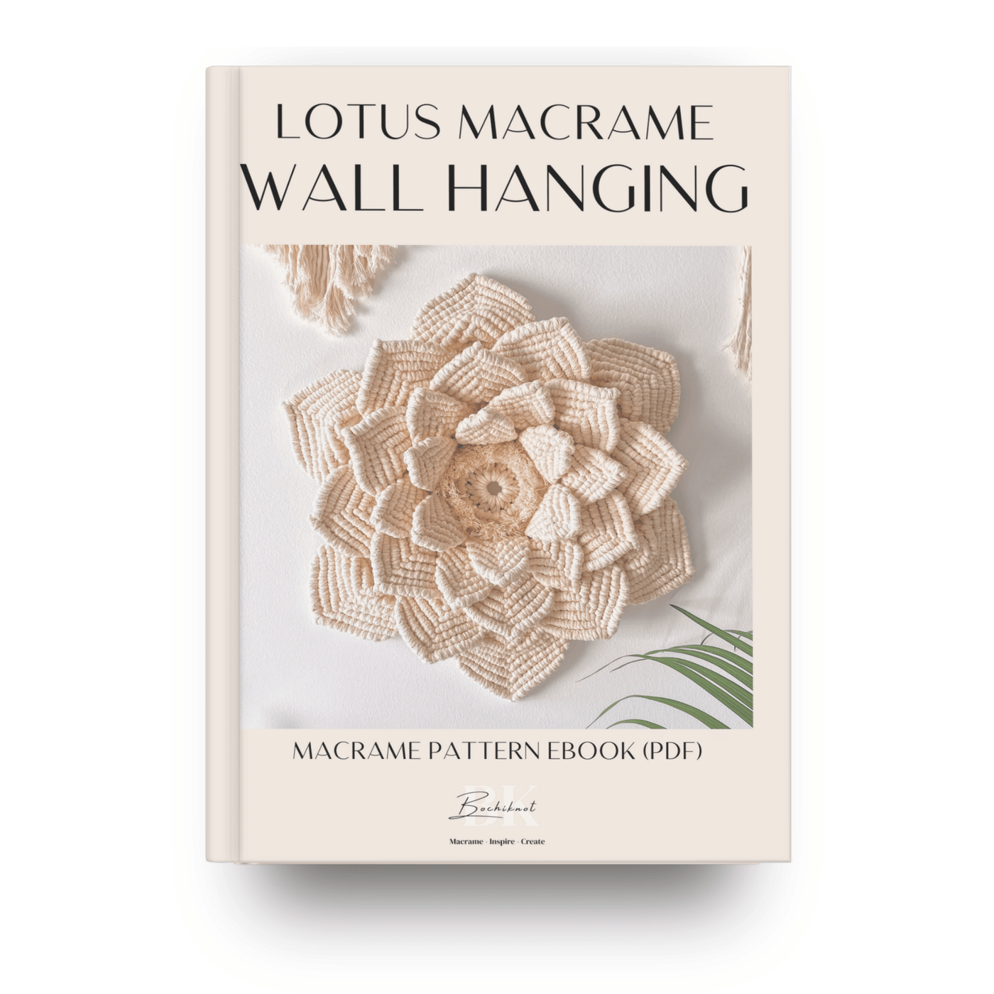 Macrame Lotus Wall Hanging Pattern Ebook