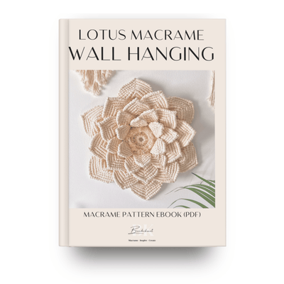 Macrame Lotus Wall Hanging Pattern Ebook