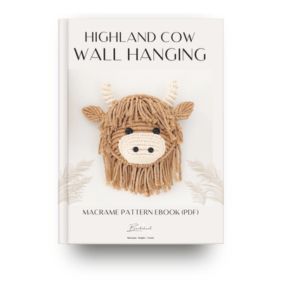 Macrame Highland Cow Pattern Ebook