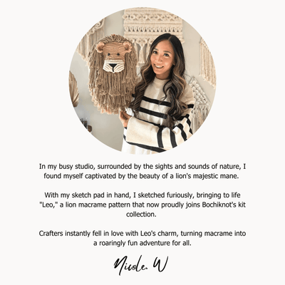 Macrame Lion Kit