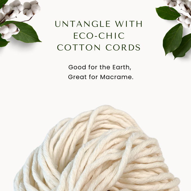 Clearance 6mm Macrame Cord (Natural, 100m)