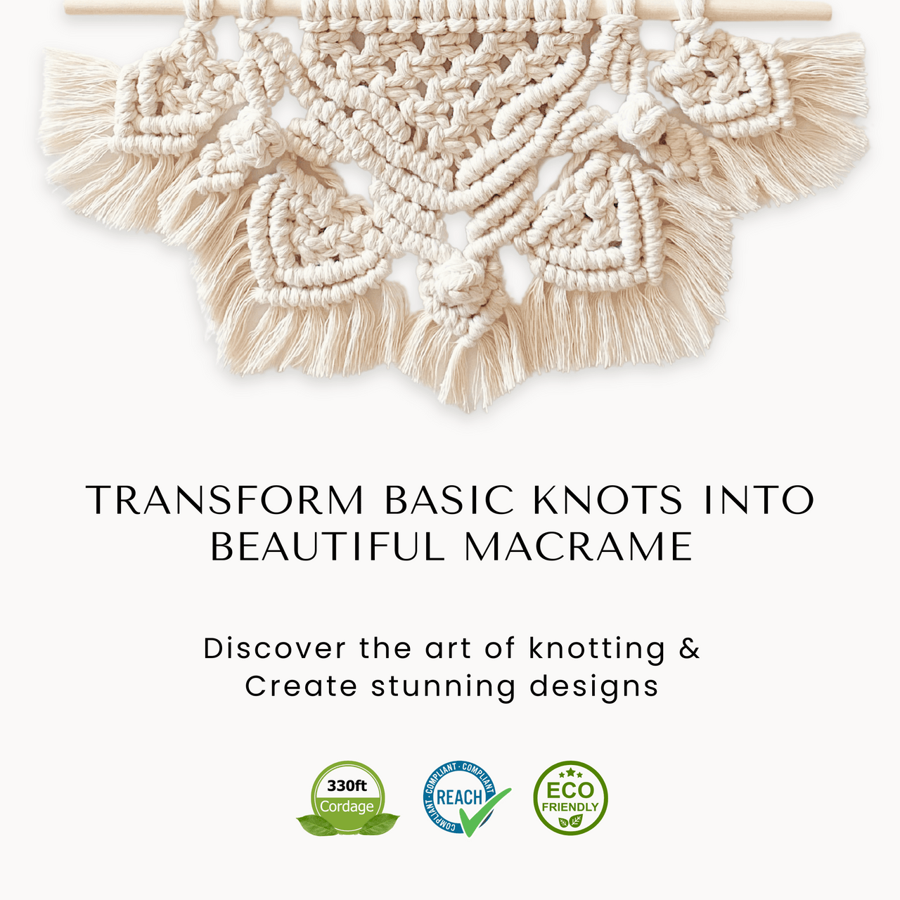 Single-Strand Macrame Cord (Petite, 100m)