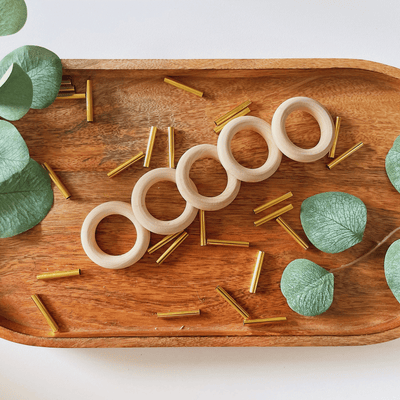 Wooden Rings 2" (10pack)