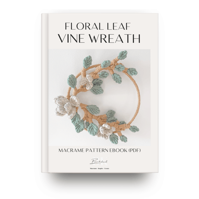 Floral Leaf Vine Wreath Pattern EBOOK