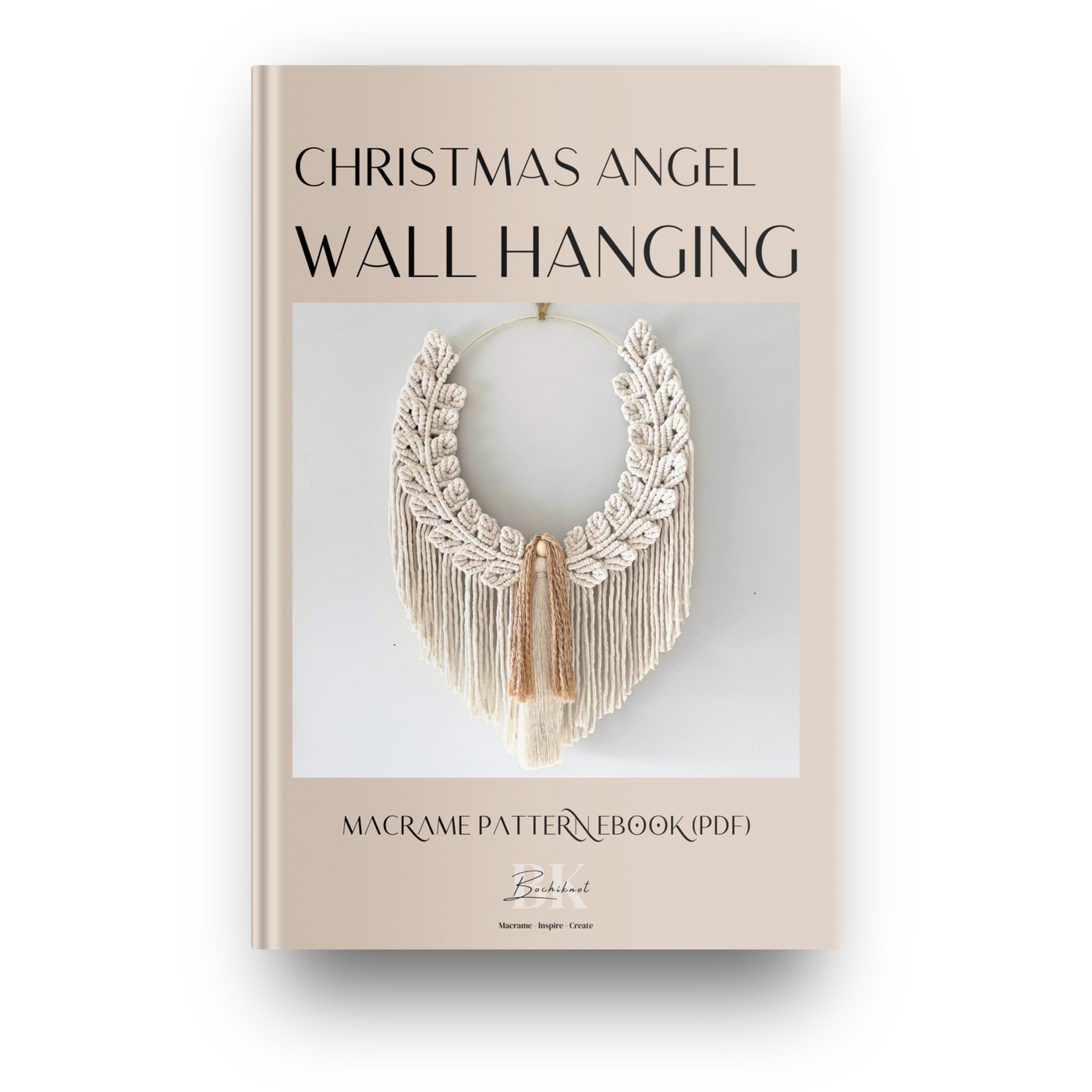 Macrame Christmas Angel Wall Hanging Dreamcatcher EBOOK