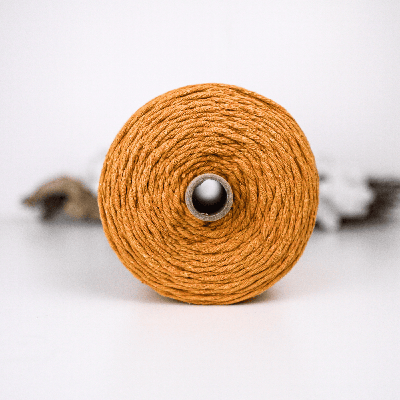 Clearance Recycled Single Stand Cotton Cord (Squash)