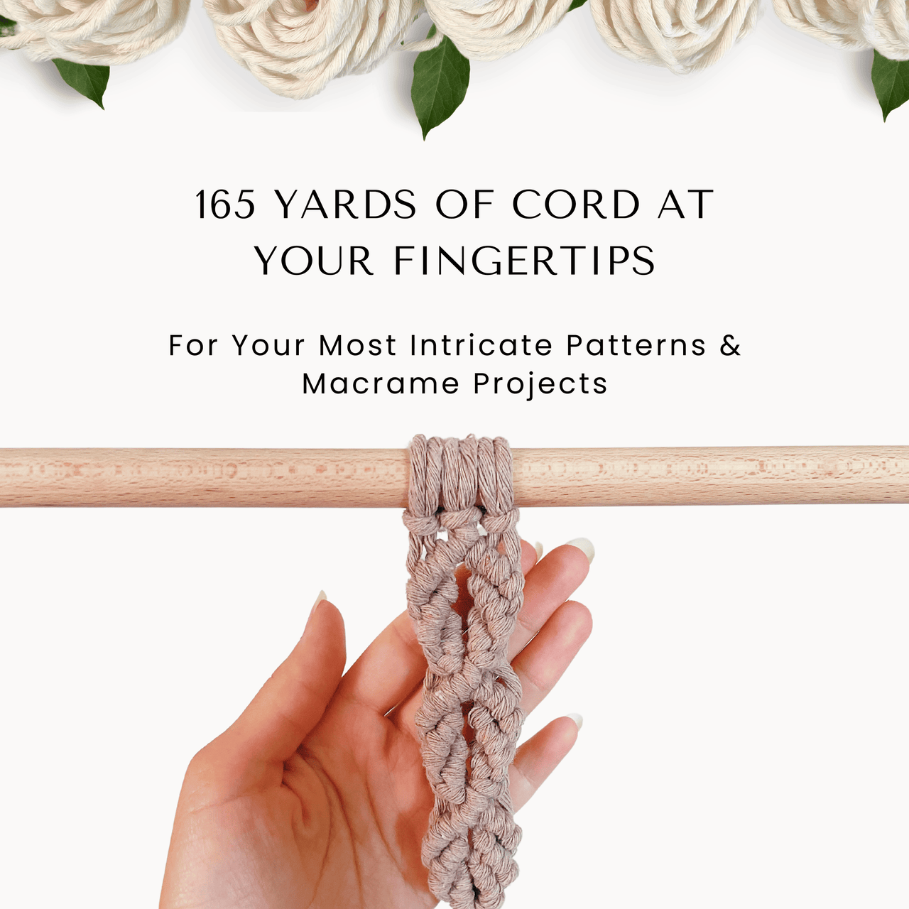 Single-Strand Macrame Cord (Mini, 50m)