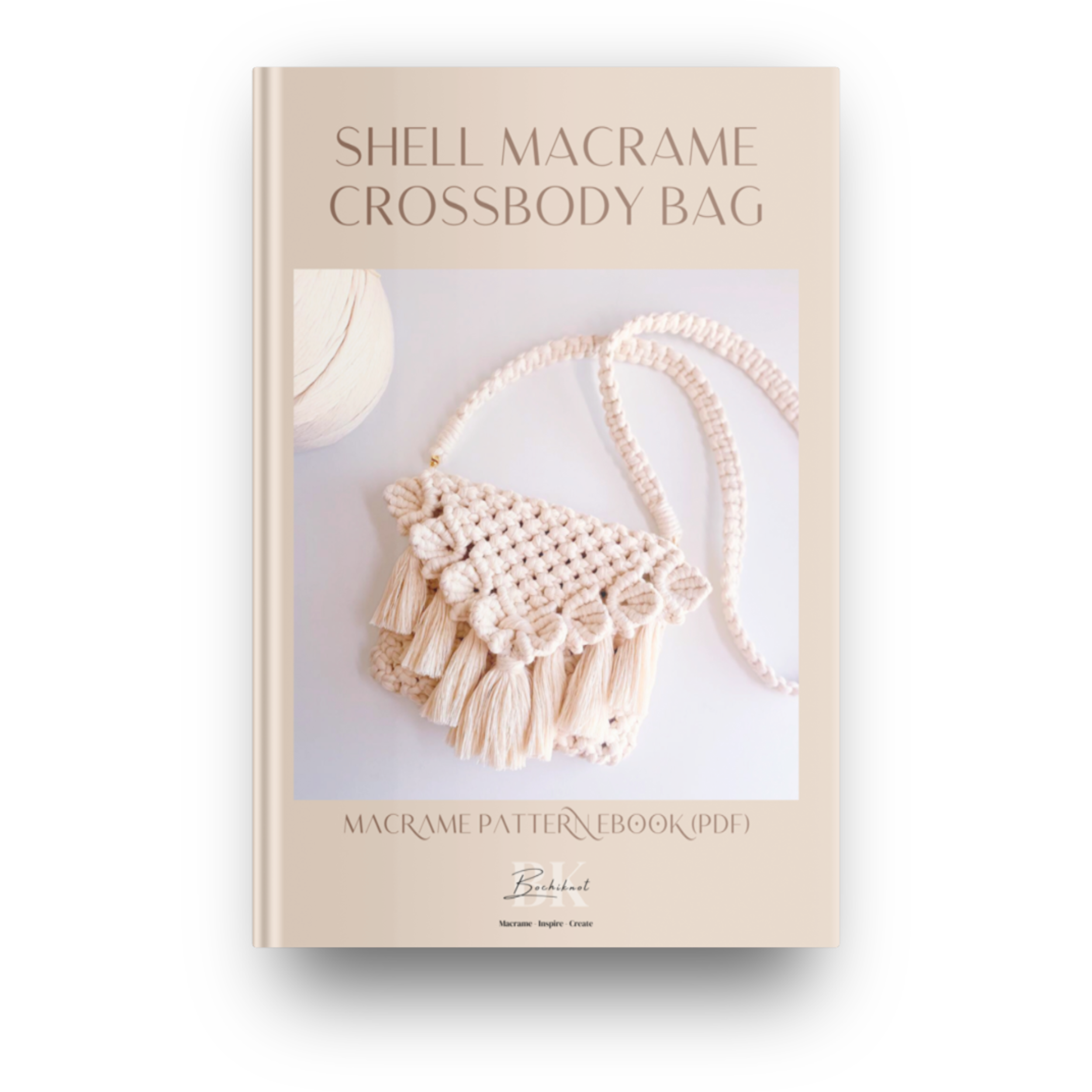 How to DIY Macrame Crossbody Bag Pattern with Strap & Tassel Accents –  Bochiknot