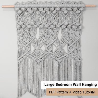 Large Wall Hanging for Bedroom Mila Pattern