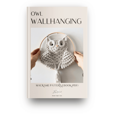 Macrame Owl Wall Hanging Dreamcatcher EBOOK