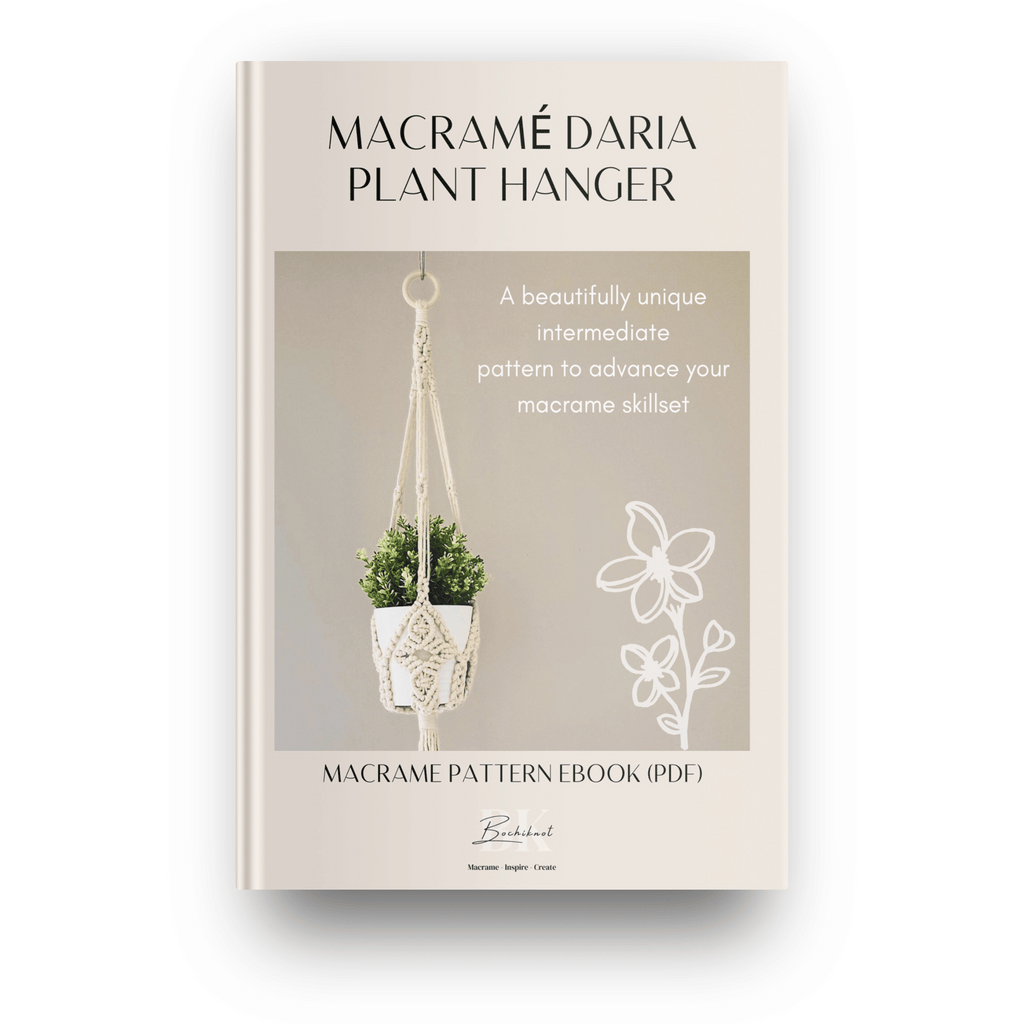 macrame plant hanger pattern pdf free BOCHIKNOT | Macrame Plant Hanger for Beginners