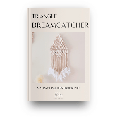 Triangle Wall Hanging Dreamcatcher with Feather Pattern EBOOK