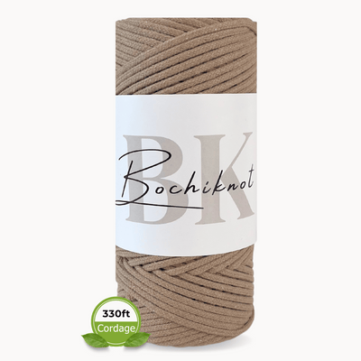 Braided Recycled Cotton Cord PETITE (100m)