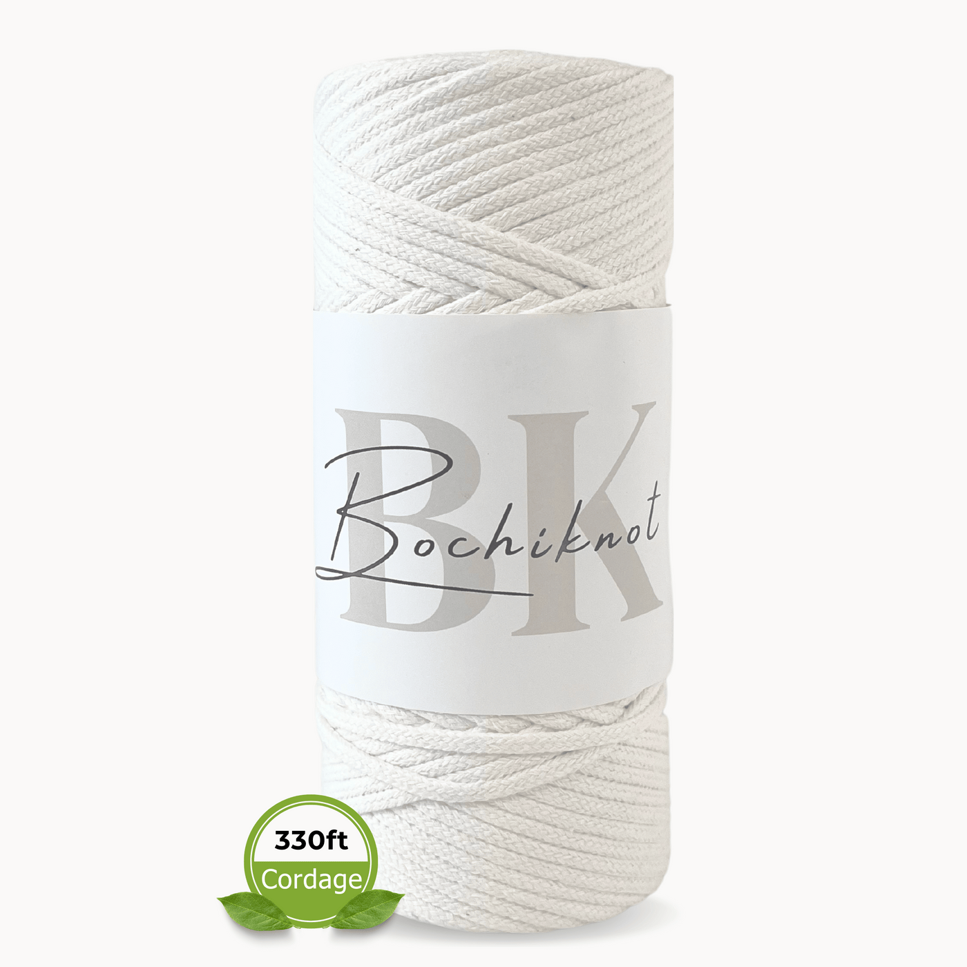 Braided Recycled Cotton Cord PETITE (100m)