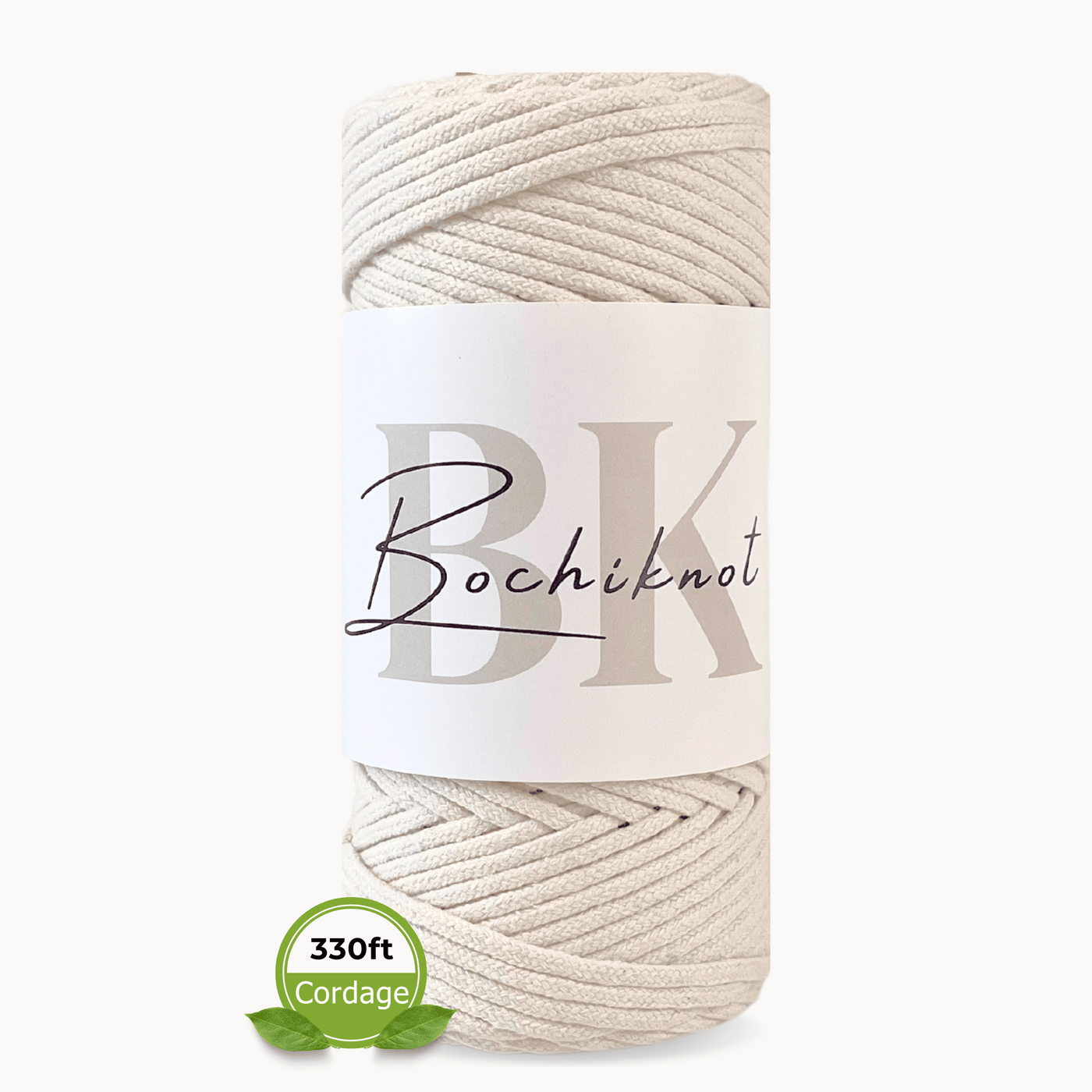 Braided Recycled Cotton Cord PETITE (100m)