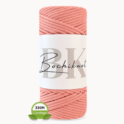 Braided Recycled Cotton Cord PETITE (100m)