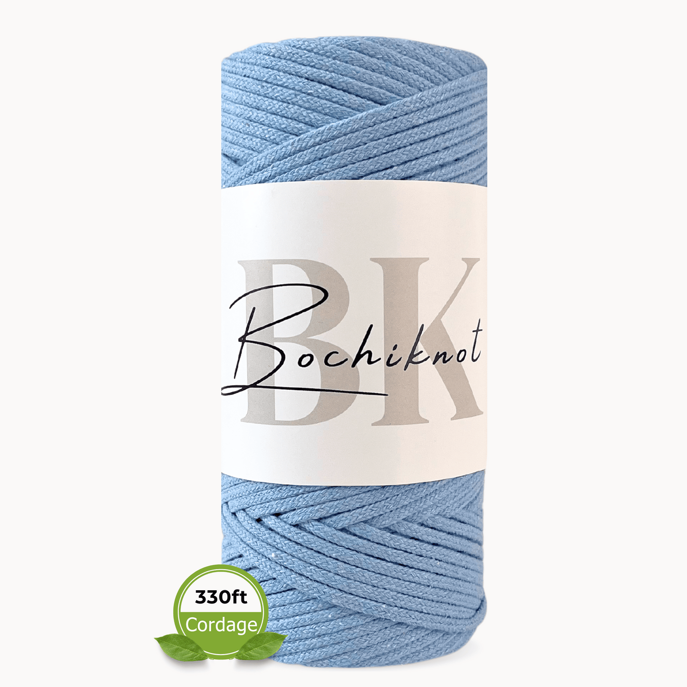 Braided Recycled Cotton Cord PETITE (100m)