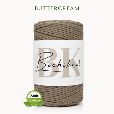 3ply Twist Recycled Cotton Cord