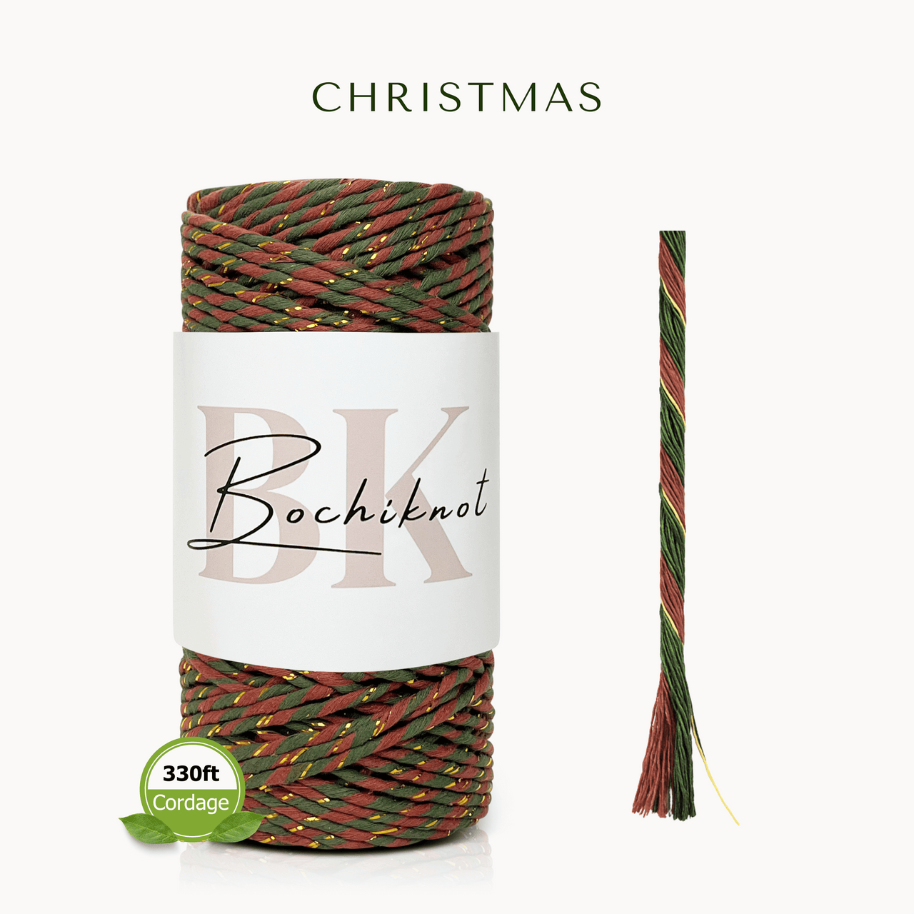 Metallic Mix Macrame Cord (Petite, 100m)