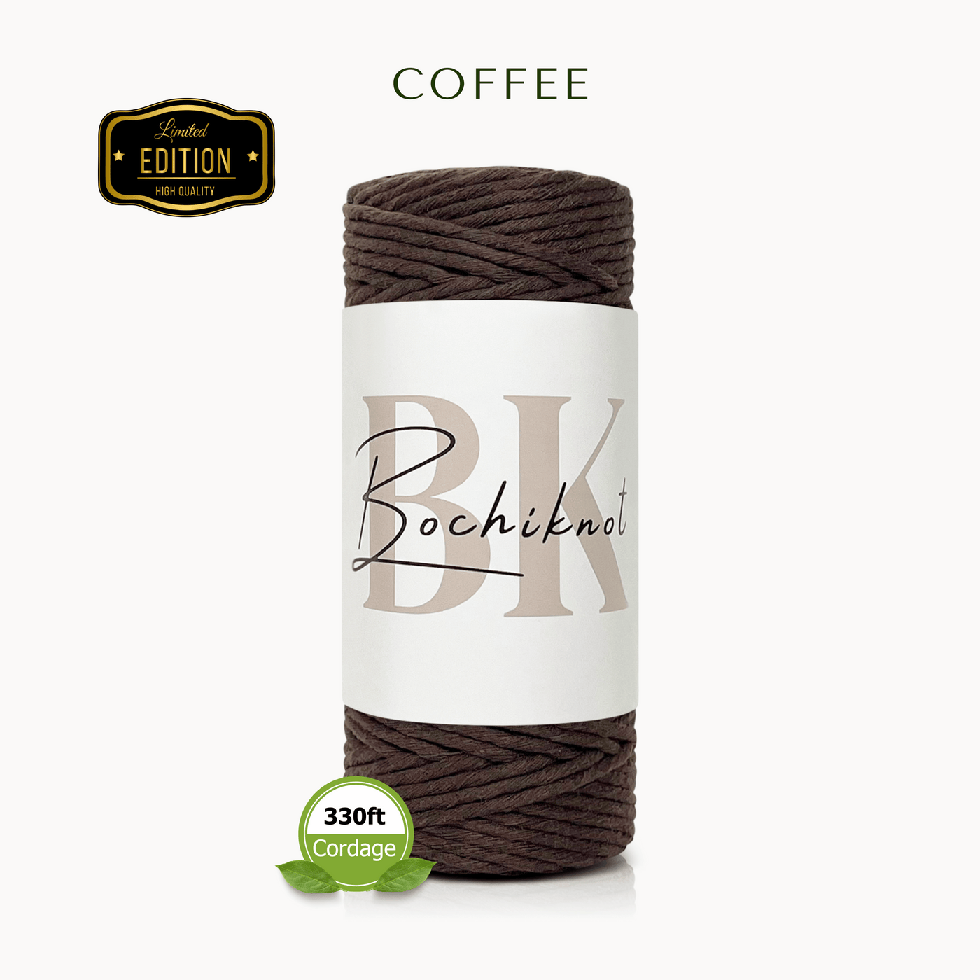 Single Strand Twist Recycled Cotton Cord PETITE (100m)