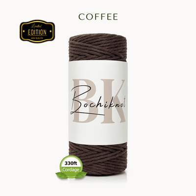 Single Strand Twist Recycled Cotton Cord PETITE (100m)