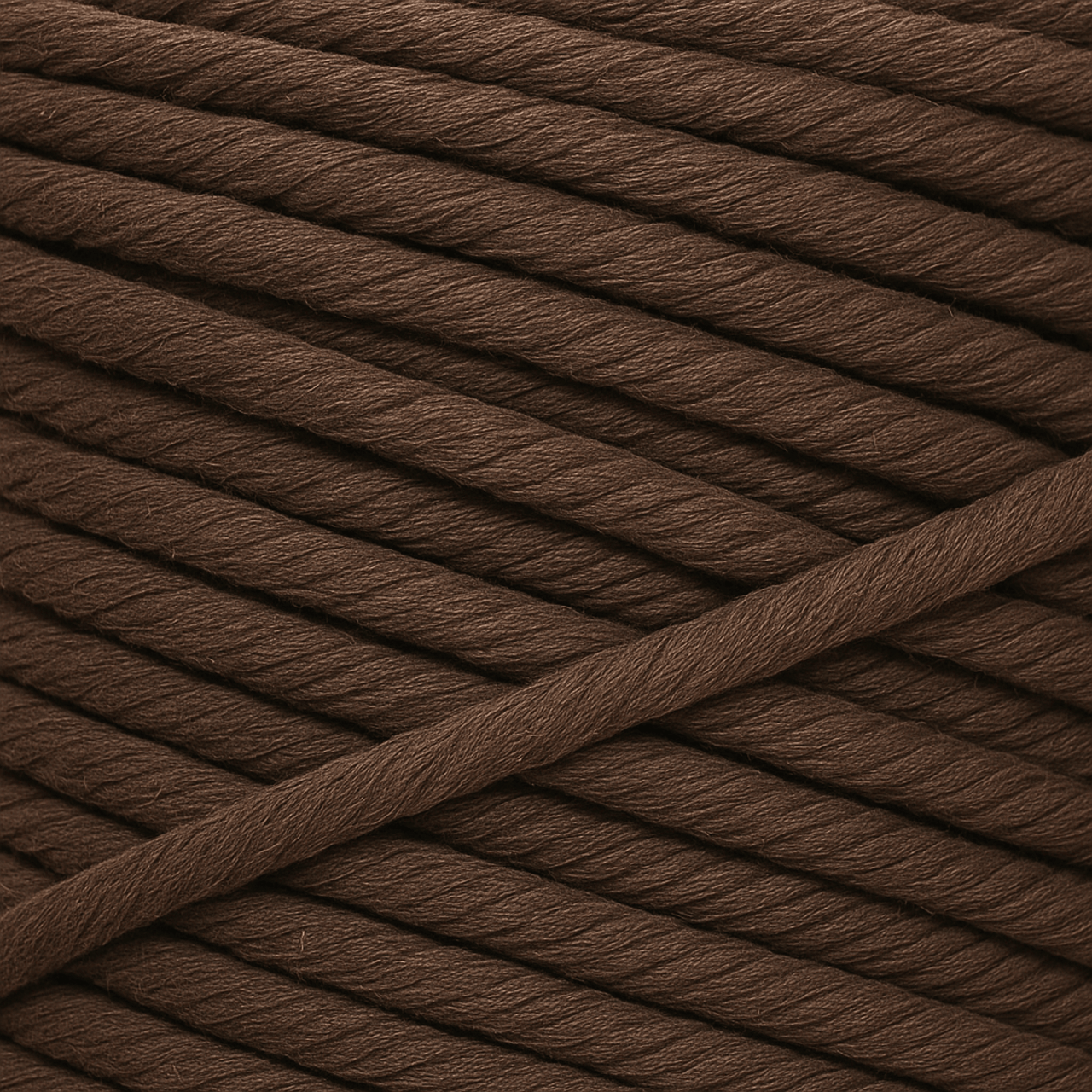 Clearance 3mm Single-Stand Macrame Cord (300m, Coffee)