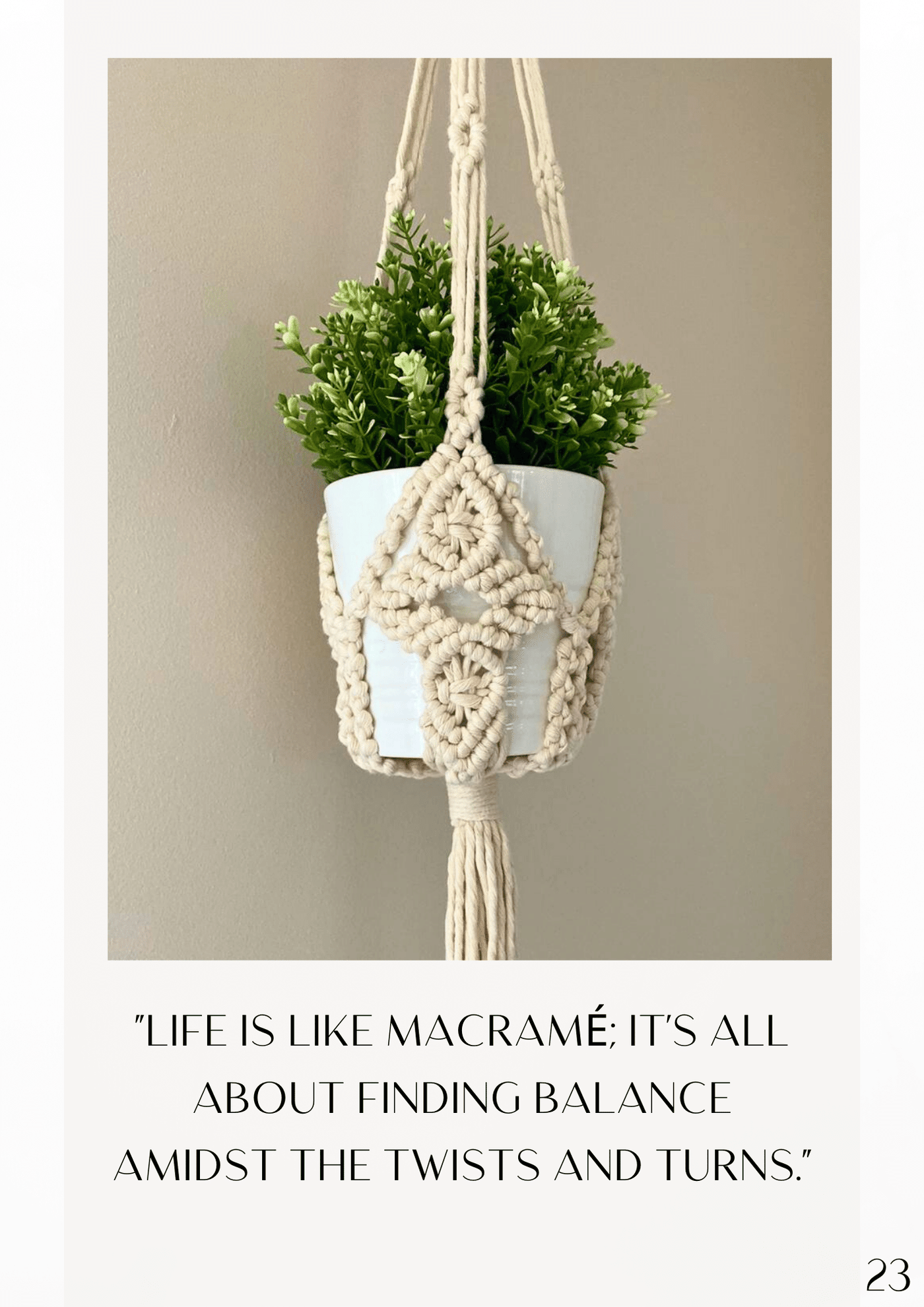 macrame plant hanger for beginners BOCHIKNOT | Macrame Plant Hanger for Beginners