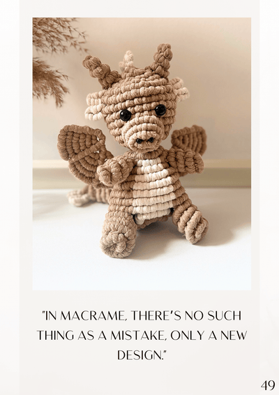 Macrame Baby Dragon Pattern Ebook
