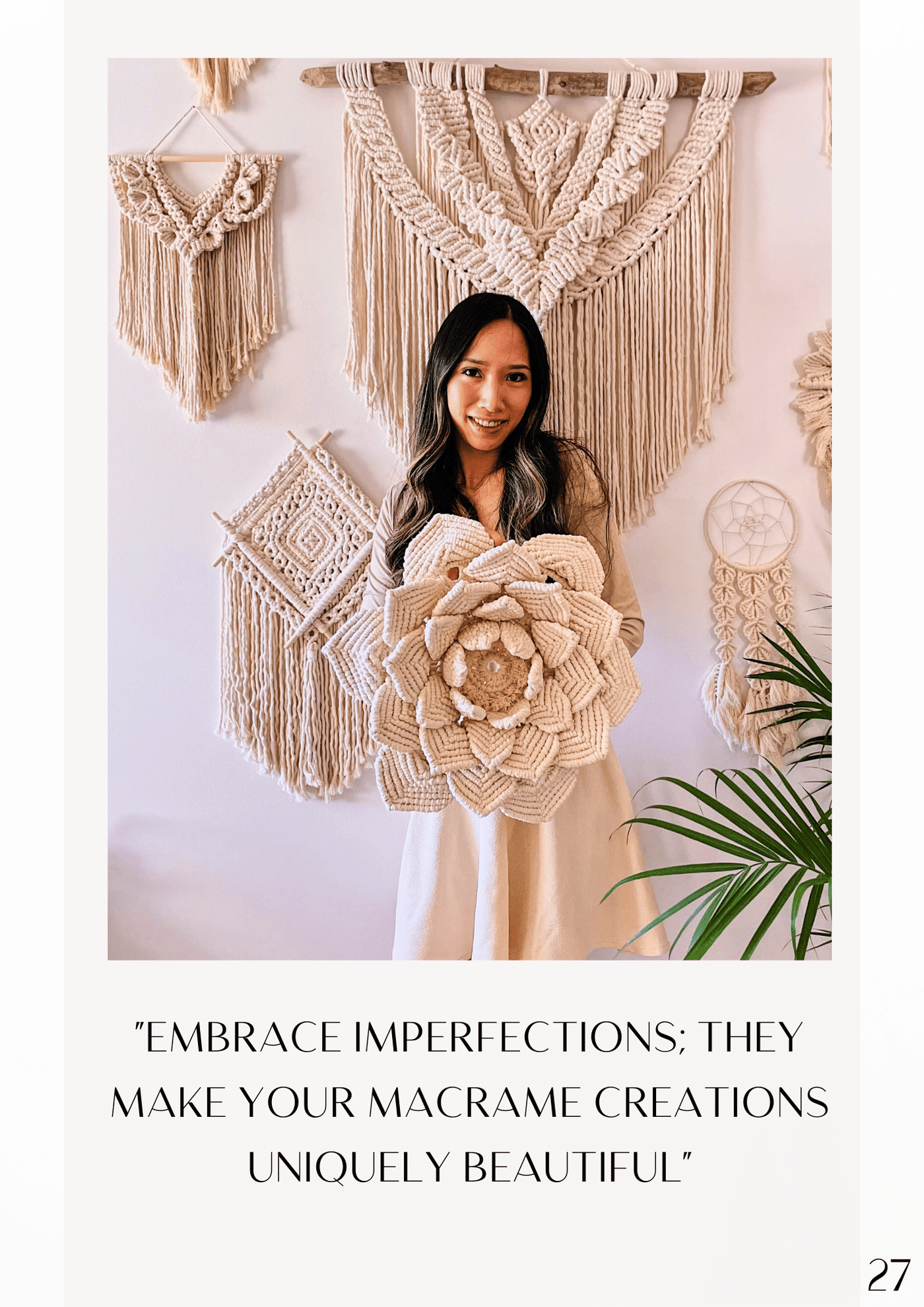 Macrame Lotus Wall Hanging Pattern Ebook