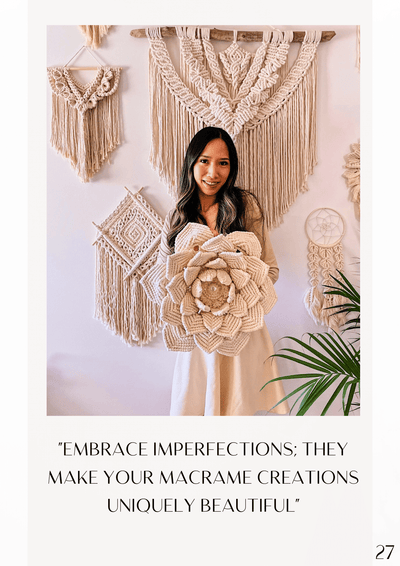 Macrame Lotus Wall Hanging Pattern Ebook