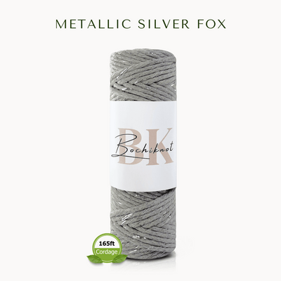 Single Strand Twist Recycled Cotton Cord MINI (50m)