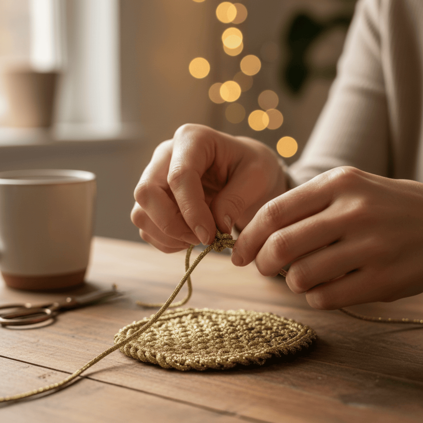 3mm Braided Metallic Macrame Cord (100m)