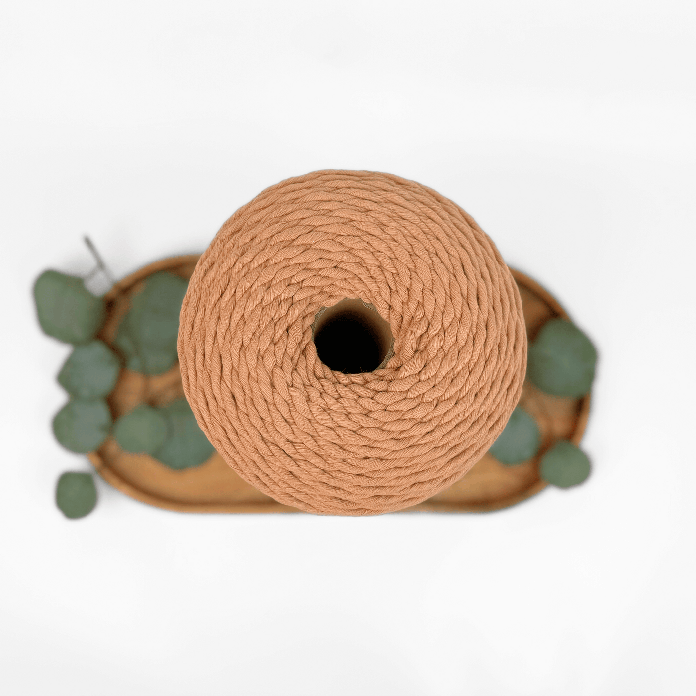 Clearance 4mm Recycled Macrame Cord (495yds, Cappuccino)