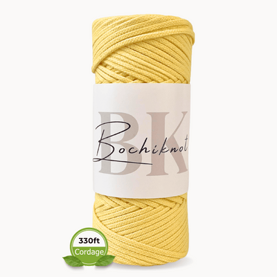 Braided Recycled Cotton Cord PETITE (100m)