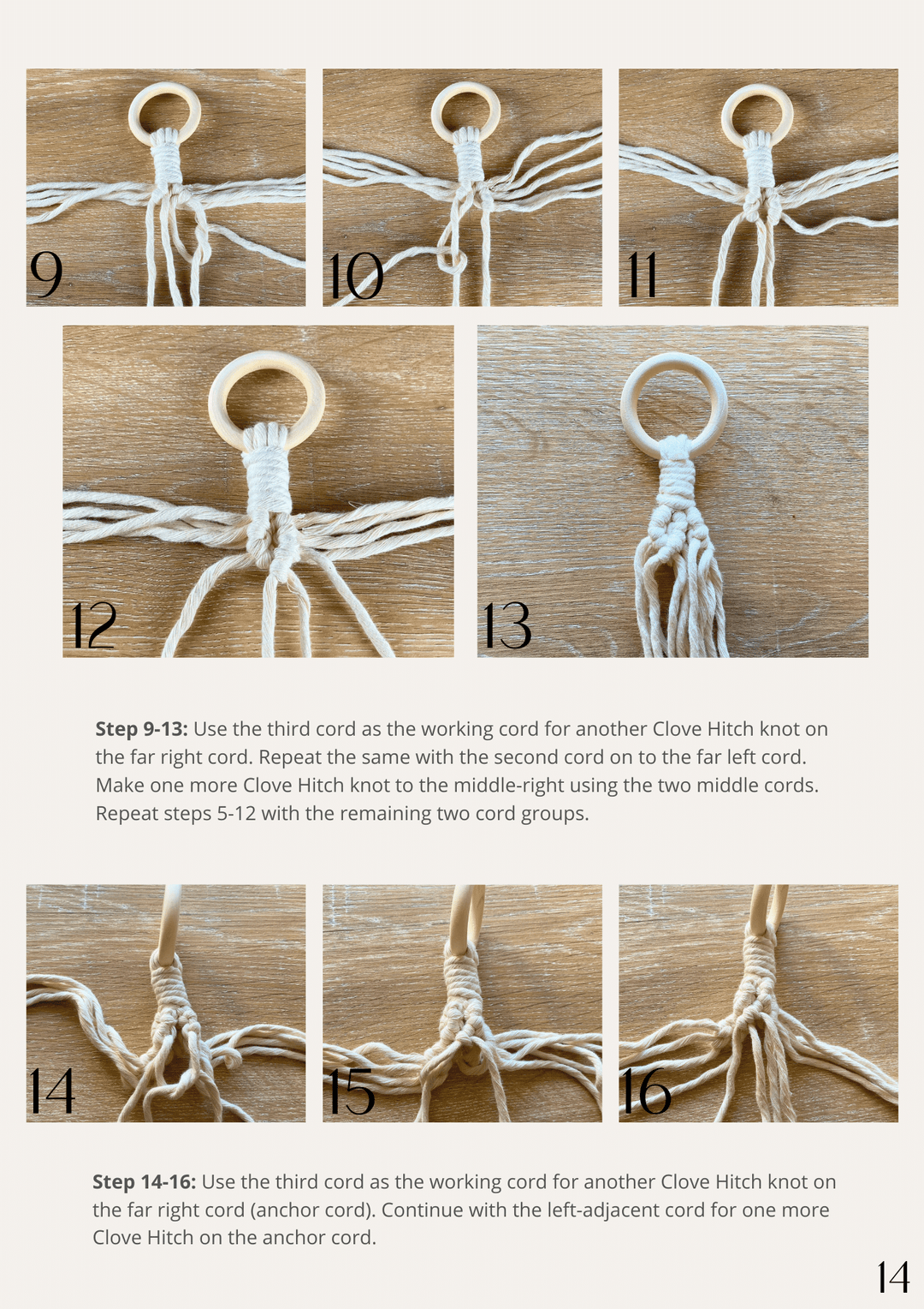 step by step macrame plant hanger pattern pdf BOCHIKNOT | Macrame Plant Hanger for Beginners
