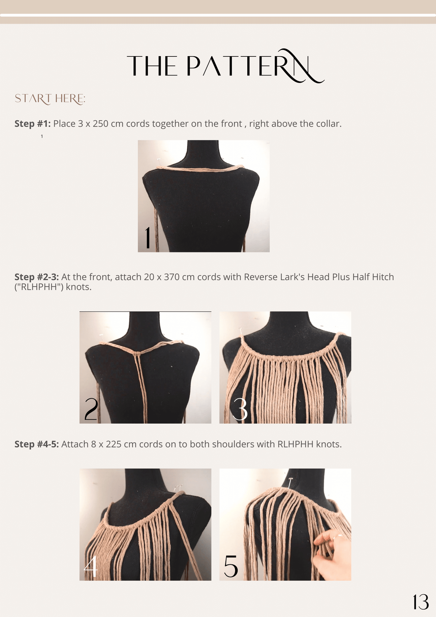 Macrame Dress Pattern EBOOK