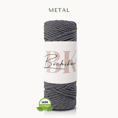 Single Strand Twist Recycled Cotton Cord MINI (50m)