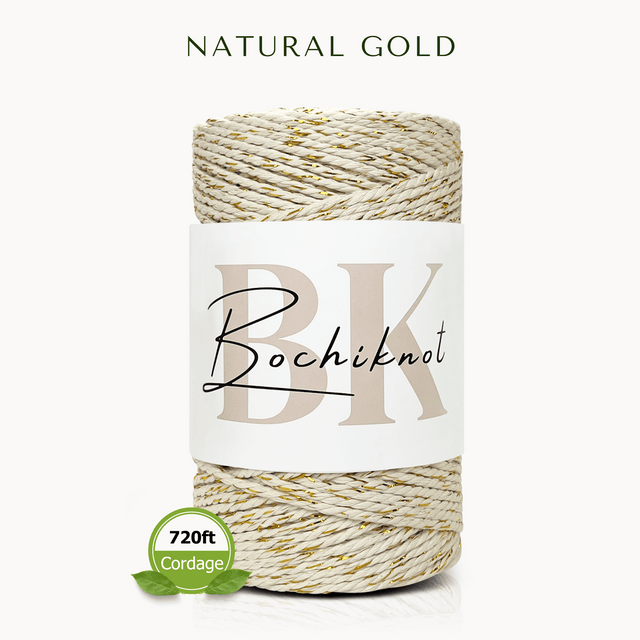 Metallic Mix Macrame Cord (Standard Rolls)
