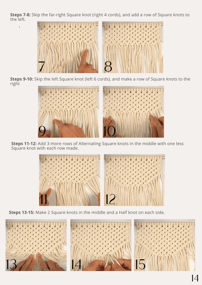 Rose Knot Wall Hanging for Beginners EBOOK