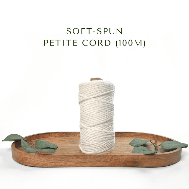 Clearance Petite Soft-Spun Single-Strand Macrame Cord (Natural)