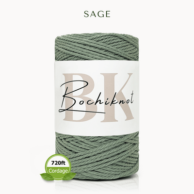 3ply Twist Recycled Cotton Cord