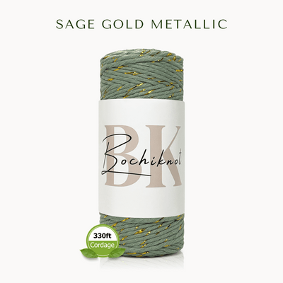 Single Strand Twist Recycled Cotton Cord PETITE (100m)