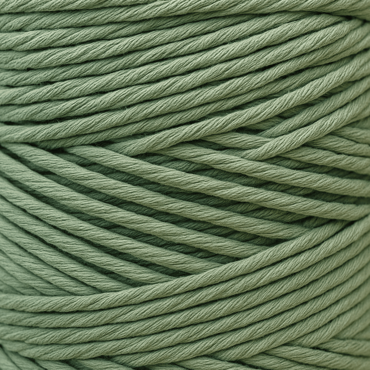 Clearance Single Strand Macrame Cord JUMBO (Sea Green)