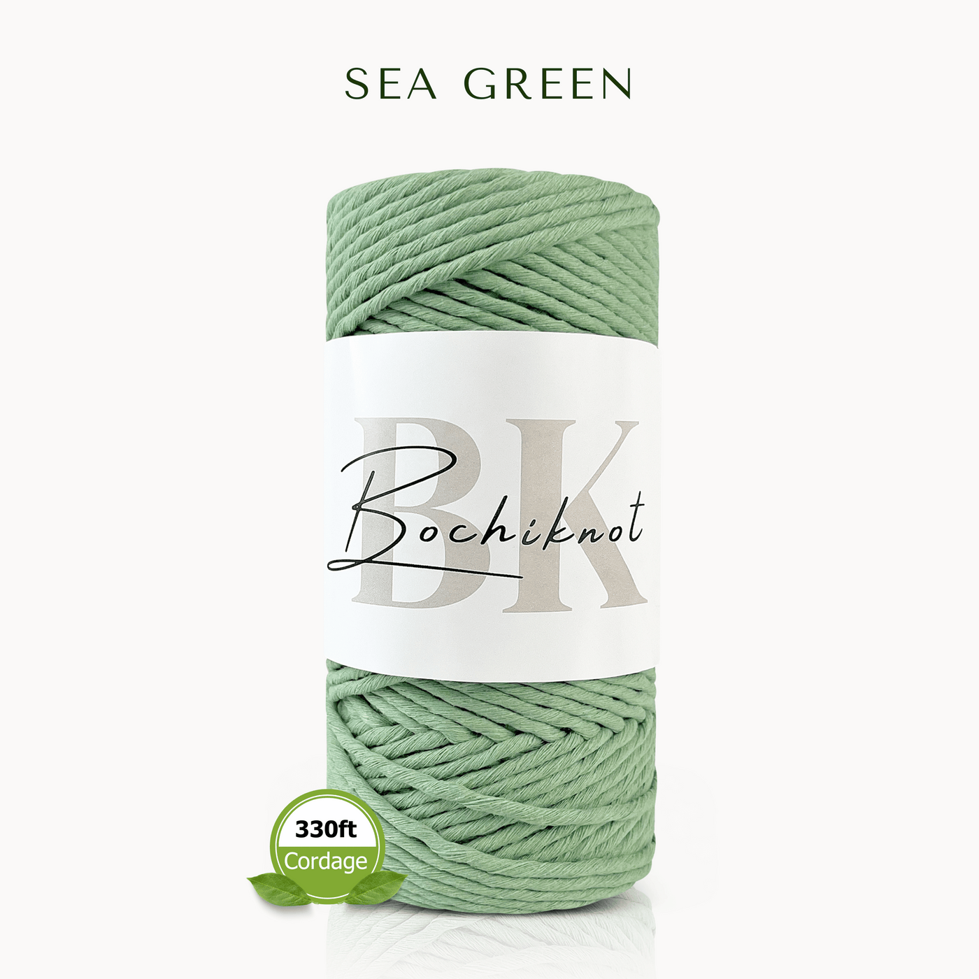 Single Strand Twist Recycled Cotton Cord PETITE (100m)