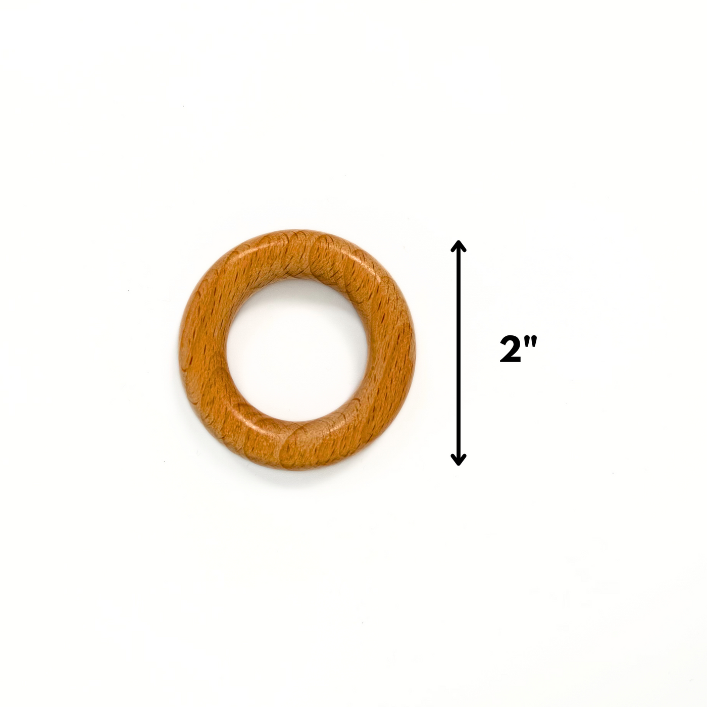 Wooden Rings 2"
