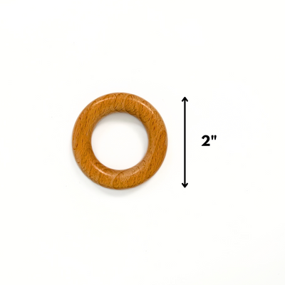 Wooden Rings 2"