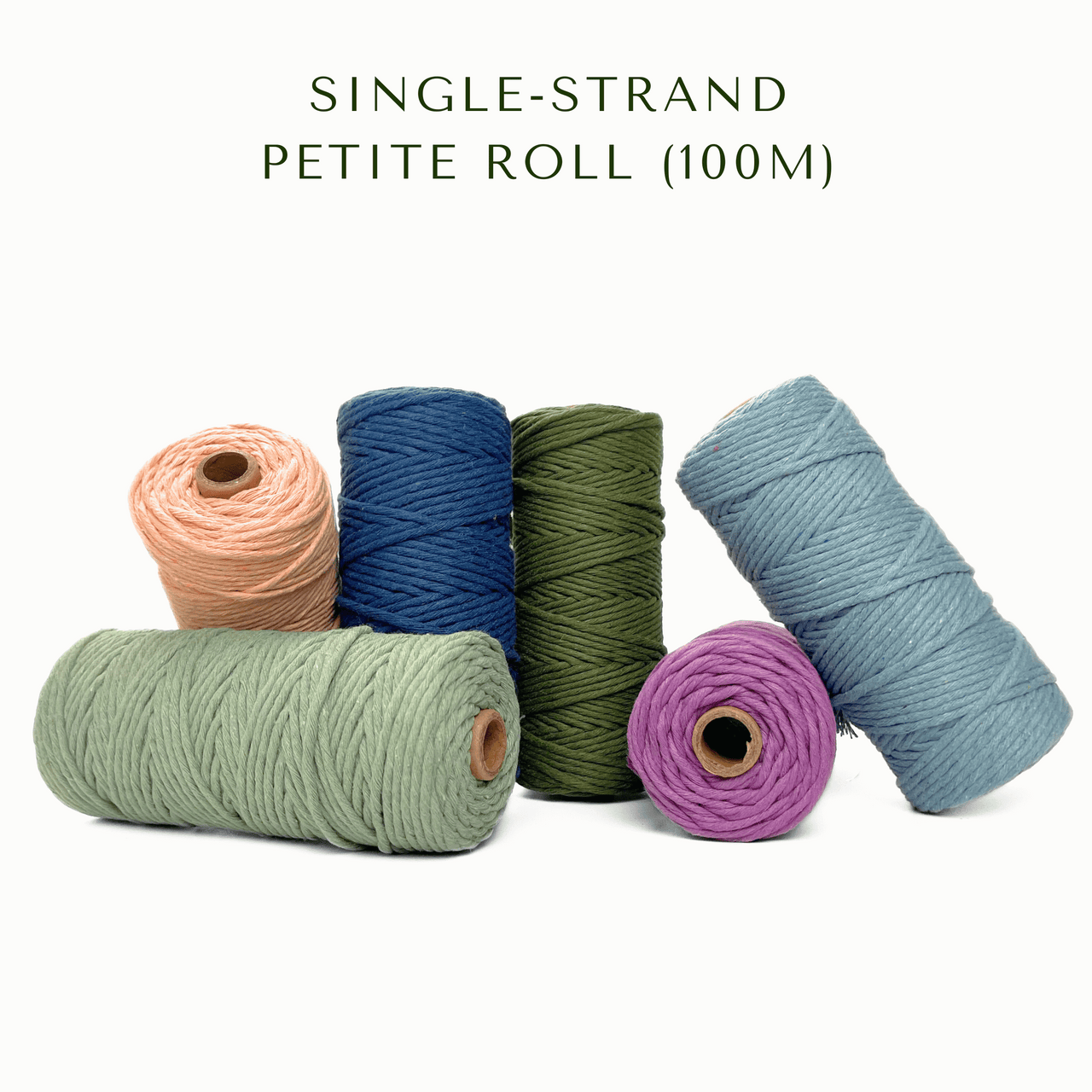 Single-Strand Macrame Cord (Petite, 100m)