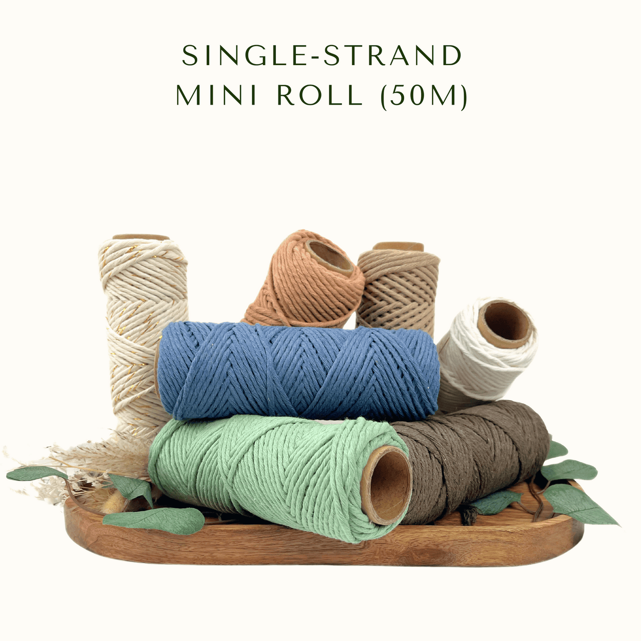 Single-Strand Macrame Cord (Mini, 50m)