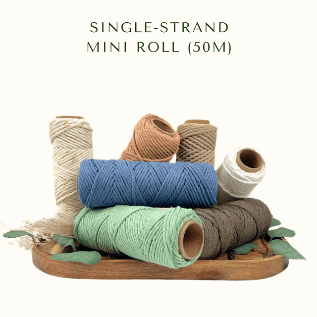 Single-Strand Macrame Cord (Mini, 50m)