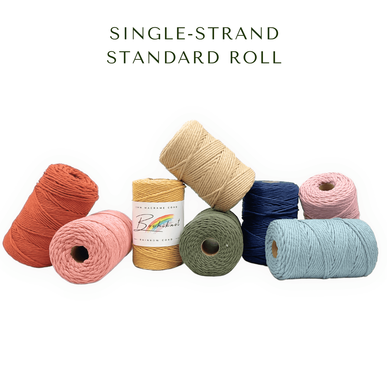 Single-Strand Macrame Cord (Regular Rolls)